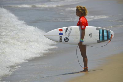 Mondiaux de Surf Juniors - Réunionnais - Lisa Girardet