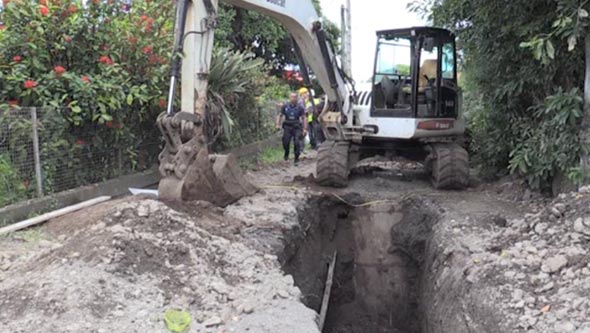 Accident de chantier - La Bretagne - ouvriers ensevelis - un homme décédé