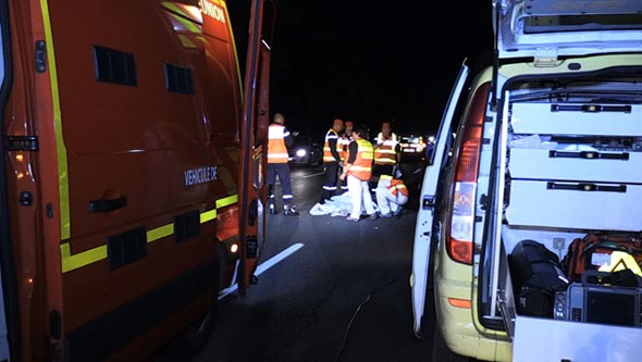 Accident mortel - Grand Anse - piéton percuté 