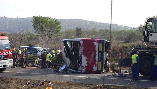 Accident d’autocar en Espagne : une Française tuée parmi les 13 victimes