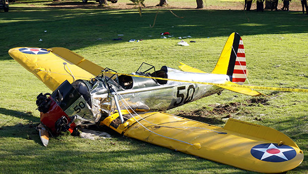 Harrison Ford blessé dans l’accident d’un avion qu’il pilotait