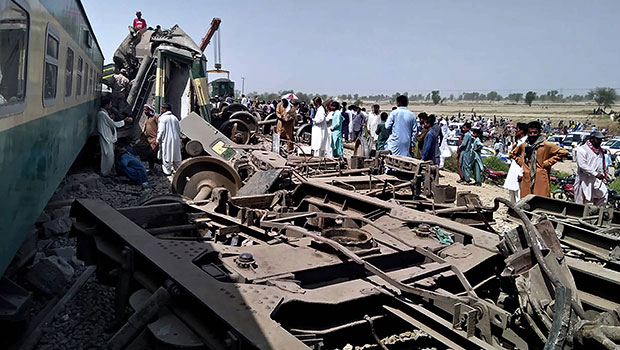 Pakistan - accident de train