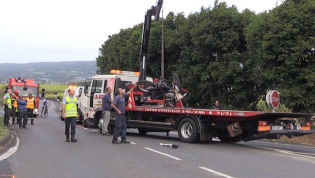 Sainte-Marie - Collision - Fourgon - Moto - 2 blessés grave - La Réunion