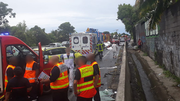 Saint-André - accident - pompier décédé - intervention