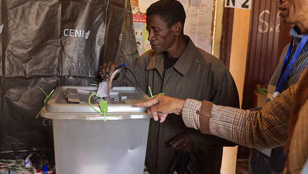 Madagascar : bureau de vote