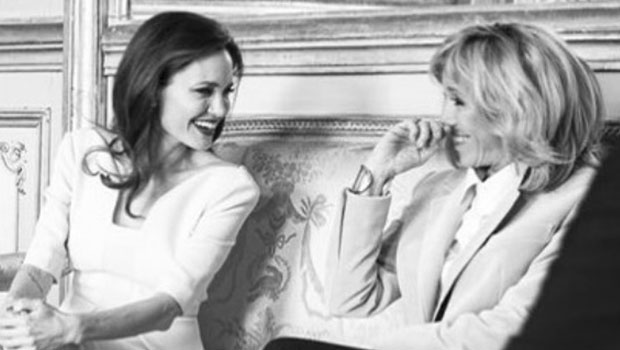 Angelina Jolie - Brigitte Macron