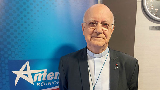 Monseigneur Gilbert Aubry après nomination successeur