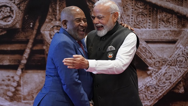 Azali Assoumani - Narendra Modi 