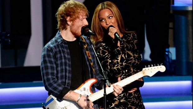 Beyoncé Knowles et Ed Sheeran