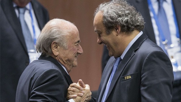 Sepp Blatter - Michel Platini - Fifa