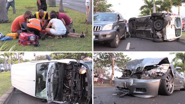 Accident - La Réunion - Boulevard Sud - Saint-Denis