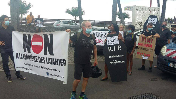 La Possession - La Réunion - Carrière - Lataniers