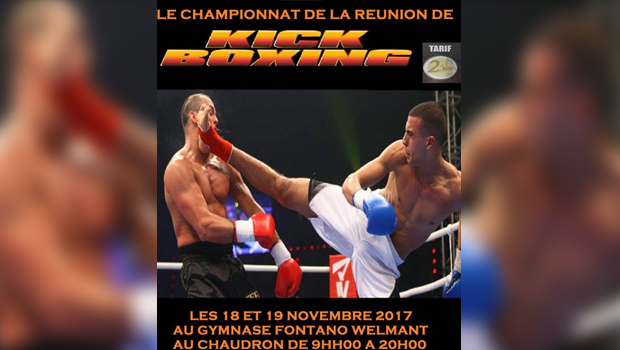 Kick Boxing - Championnat - Sport de combat - Le Chaudron - La Réunion