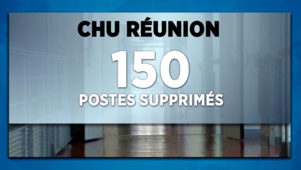 CHU - La Réunion - 150 postes - suppressions - mesures drastiques 