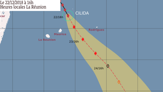 Cilida - cyclone - La Réunion 