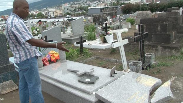 St-Denis : tombes vandalisées au cimetière de l’Est