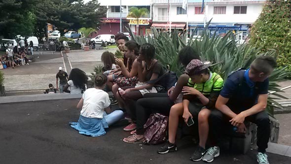 Mobilisation - manifestations - lycées sudistes - La Réunion 