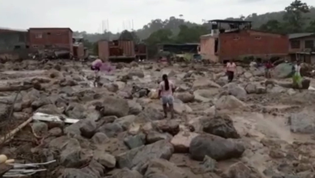 Colombie- coulée de boue 