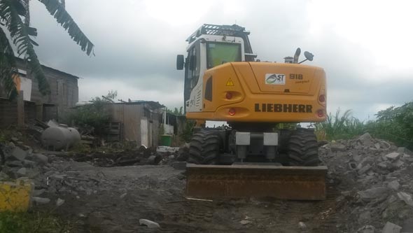 Opération - démolition d’office - constructions irrégulières - Saint-Paul 