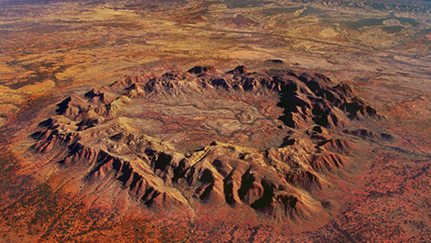 cratère de météorite 