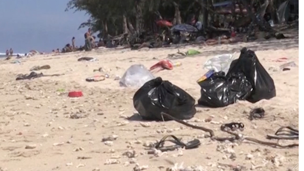 Déchets - Plage - Poubelle