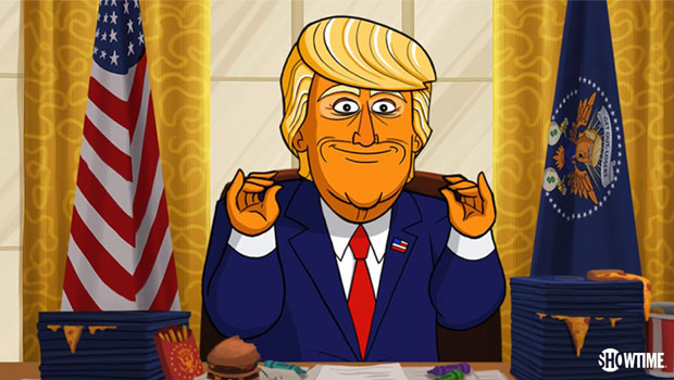 Donald Trump-dessin animé