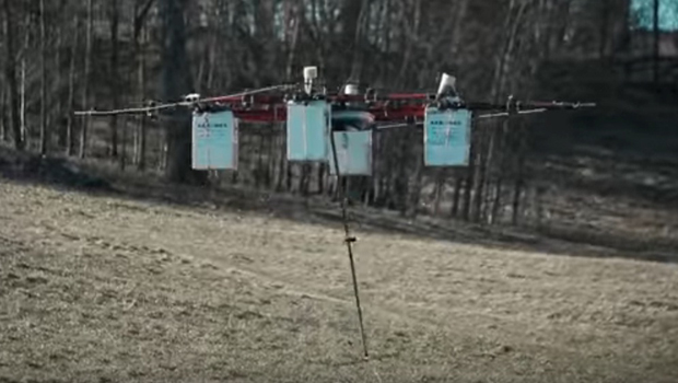 saut en parachute-drone - Lettonie