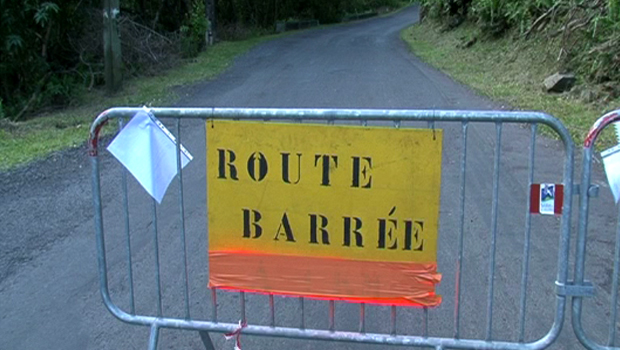 Éboulis - Langevin - Coupure route - Saint Joseph - La Réunion