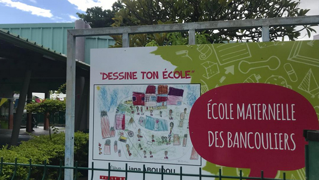 Saint-Denis - école maternelle - Les Bancouliers - actes des vandalisme 