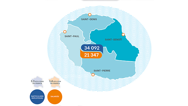 Emploi à domicile : 34 092 particuliers y ont recours à La Réunion