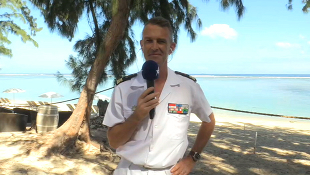 capitaine de Vaisseau Eric Lavault, porte-parole de la Marine nationale