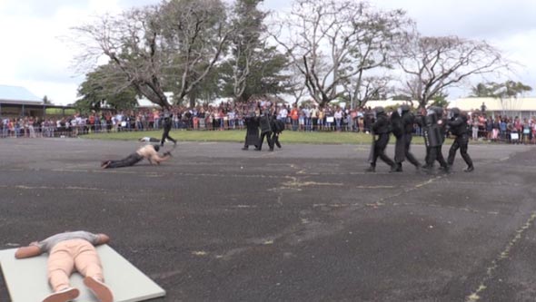 Rencontres de la Sécurité - simulation - attentat - collège