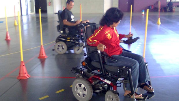 16 compétiteurs pour le 1er Rallye en fauteuil électrique