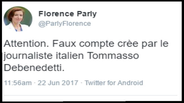 Florence Parly - Twitter 