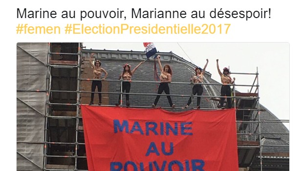 Présidentielle_Femen _anti-FN