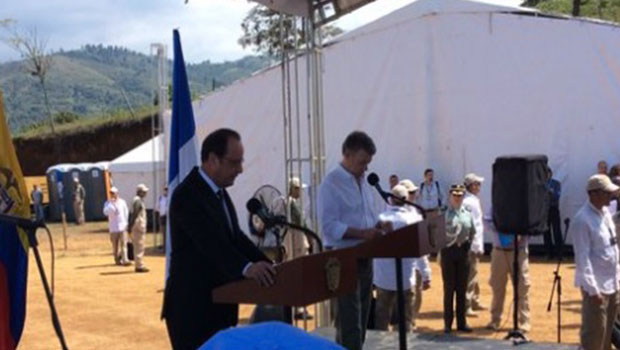 François Hollande - Colombie - FARC 