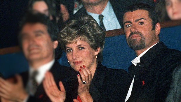 George Michael et Lady Diana 