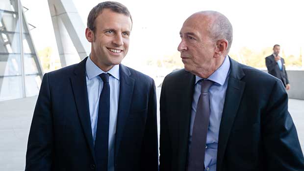 Emmanuel Macron -Gérard Collomb