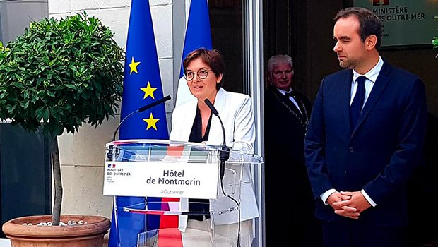 Annick Girardin - Sébastien Lecornu - Ministère des Outre mer - Outre mer - Changement ministériel - 2020
