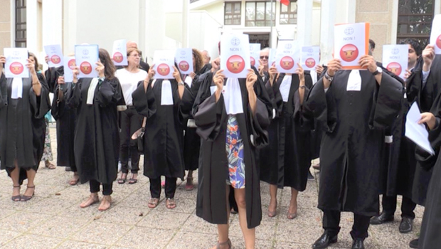 Grève des avocats - Mobilisation - Tribunal de Grande Instance