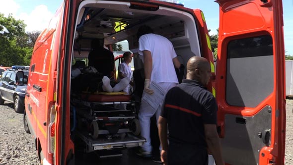 Accident de chantier - grue - Camabaie - ouvriers blessés 