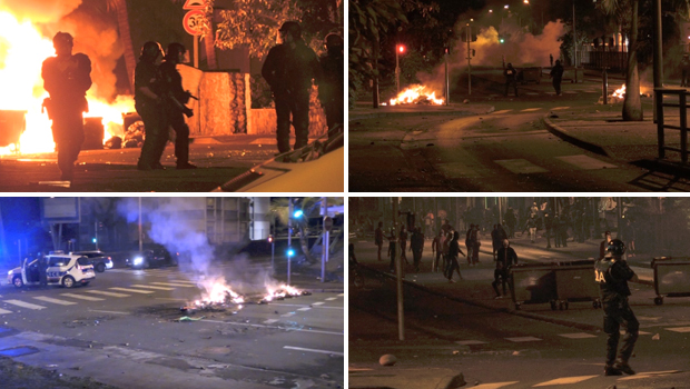 Echauffourees - Halloween - Violences urbaines - Le Chaudron - La Réunion