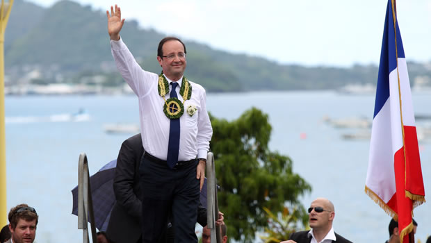 Mayotte - Visite de François Hollande / Crédit SIPA