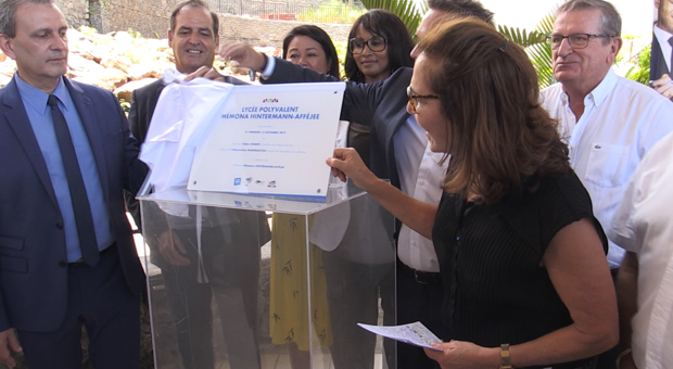 Inauguration - lycée Mémona Hintermann-Afféjee -Sainte-Clotilde - La Réunion