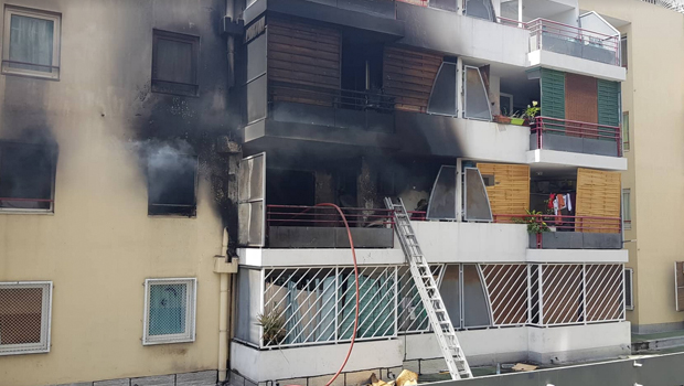 Incendie - appartement - Saint-Denis