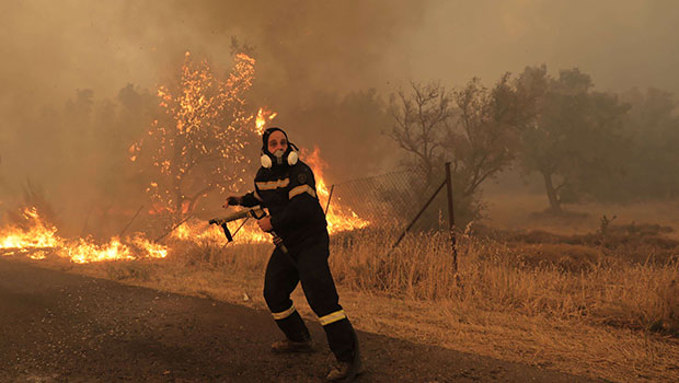 Incendies en Grèce