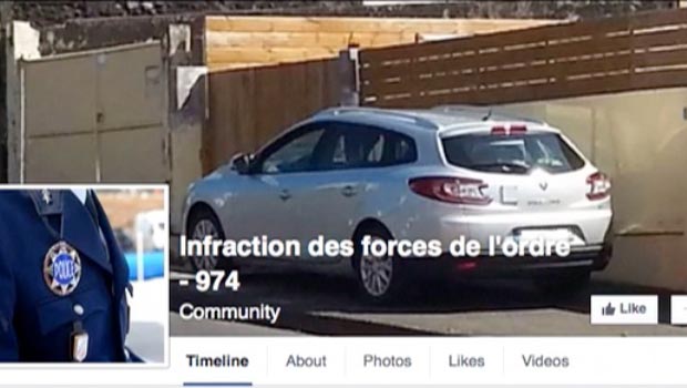 Infractions forces de l’ordre - Internet - Facebook