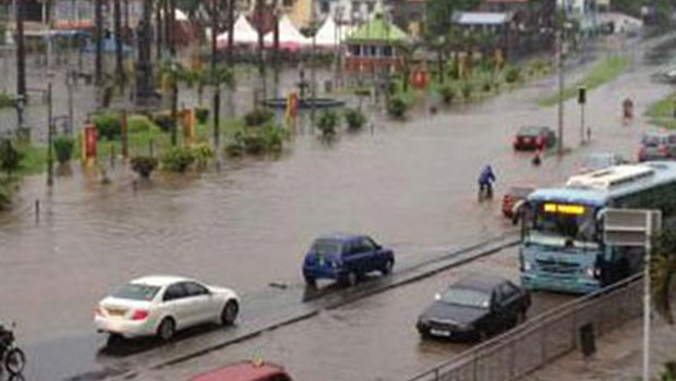 Haliba provoque des inondations à Maurice