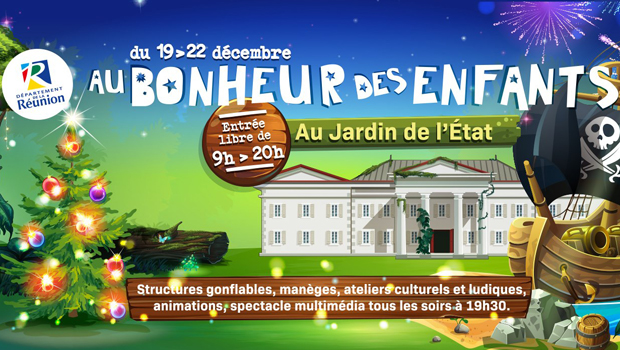 Jardin de l’État - Saint-Denis - Fête - Marmaille - Au bonheur des enfants - 