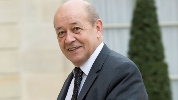 Jean-Yves Le Drian - frappes aériennes en Syrie-Etat Islamique